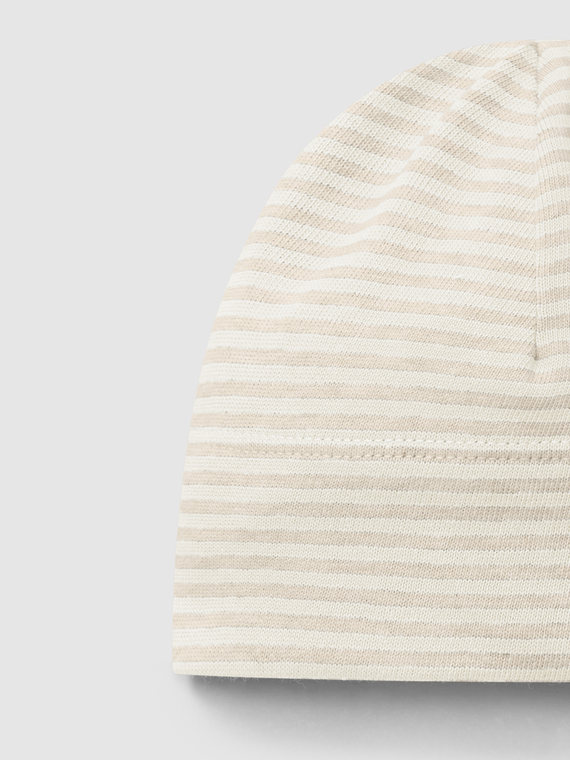 Conjunto de três peças de riscas em algodão