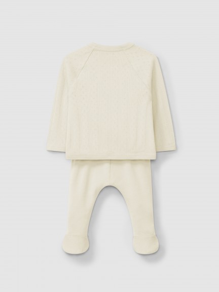 Conjunto de tres piezas ajour Conjunto de tres piezas ajour