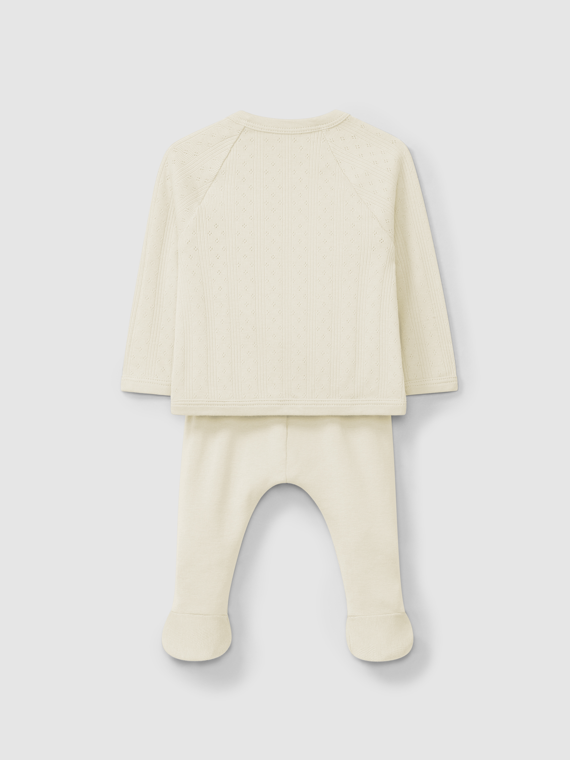 Conjunto de tres piezas ajour