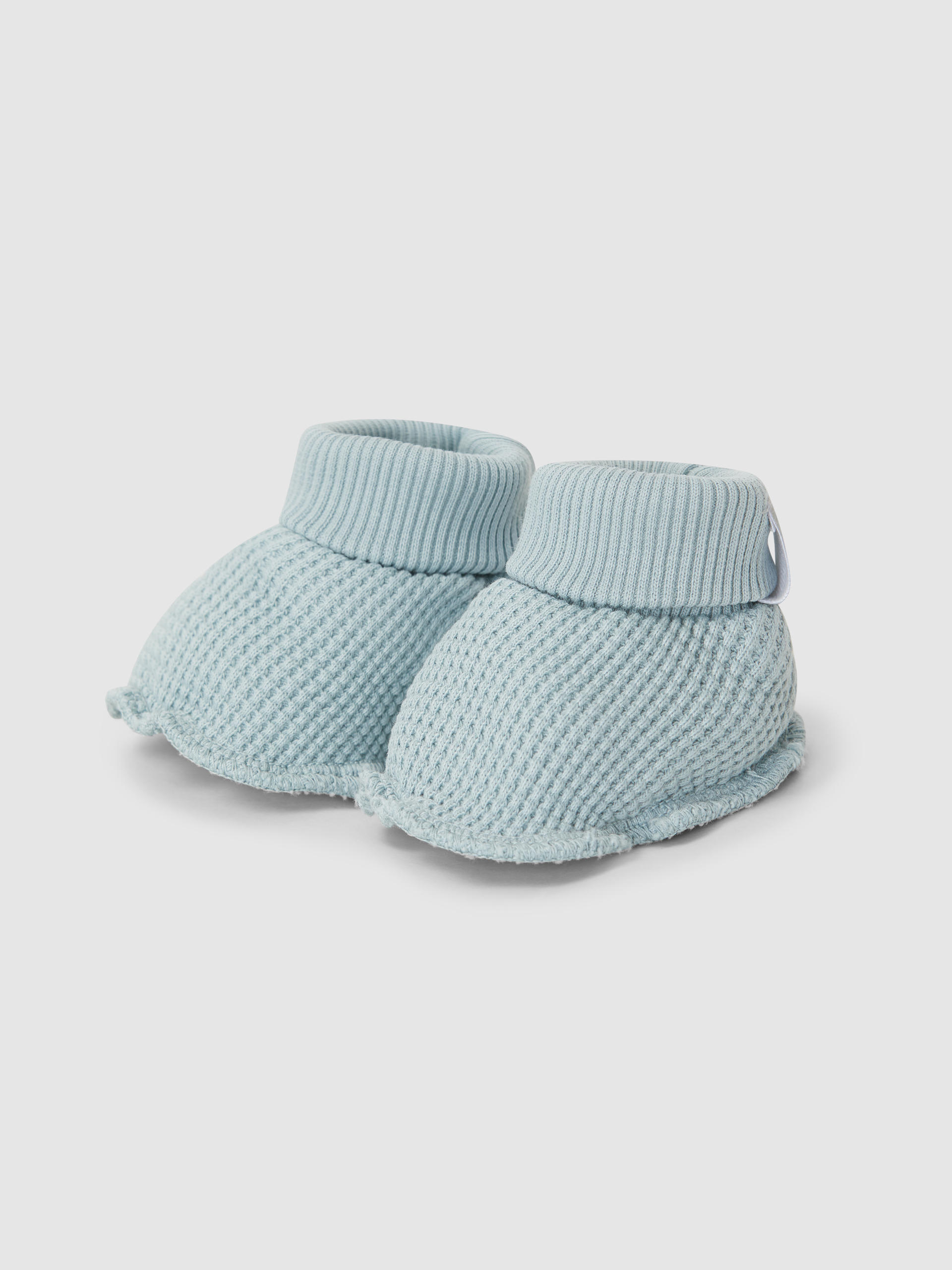 Botinhas em malha waffle