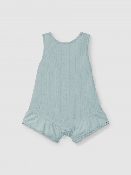 Mono ajour con bordado inglés Mono ajour con bordado inglés