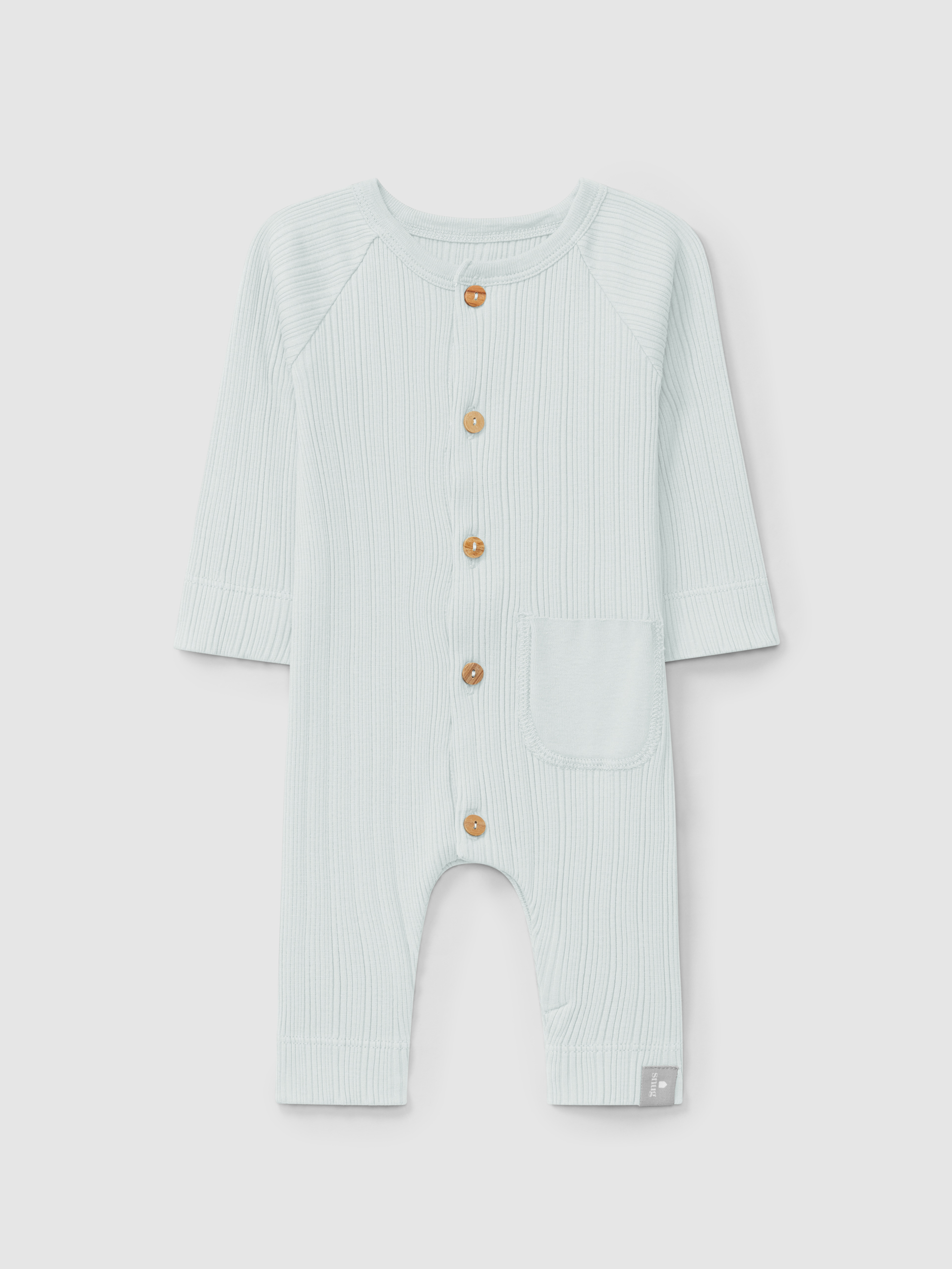 Trajecito con bolsillo en punto acanalado