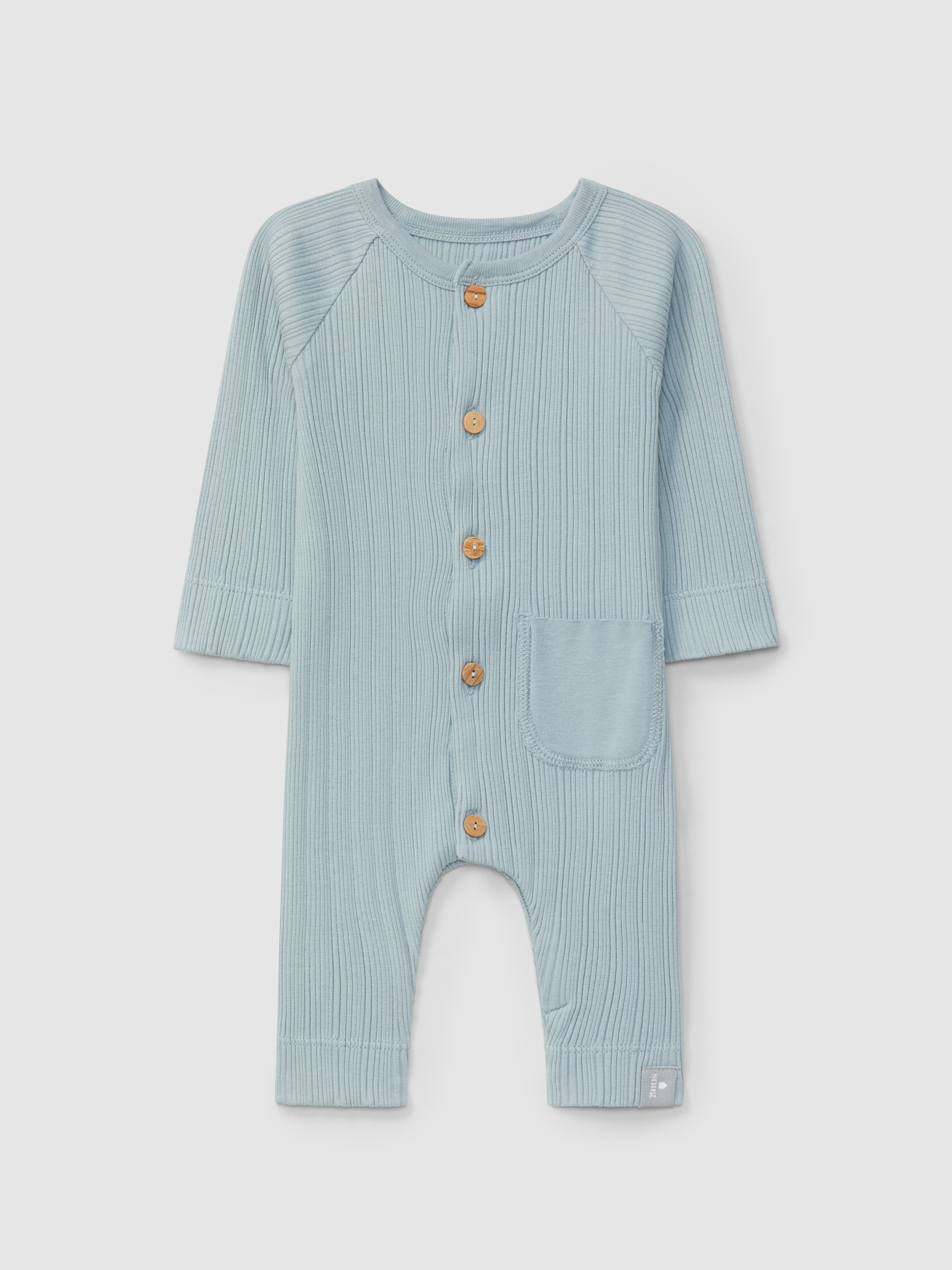 Trajecito con bolsillo en punto acanalado