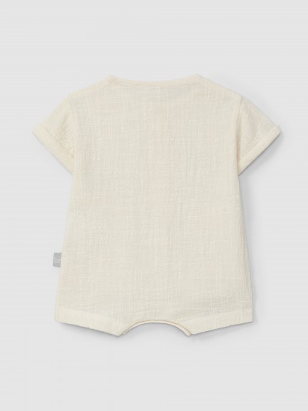 Trajecito pierna corta efecto natural Trajecito pierna corta efecto natural