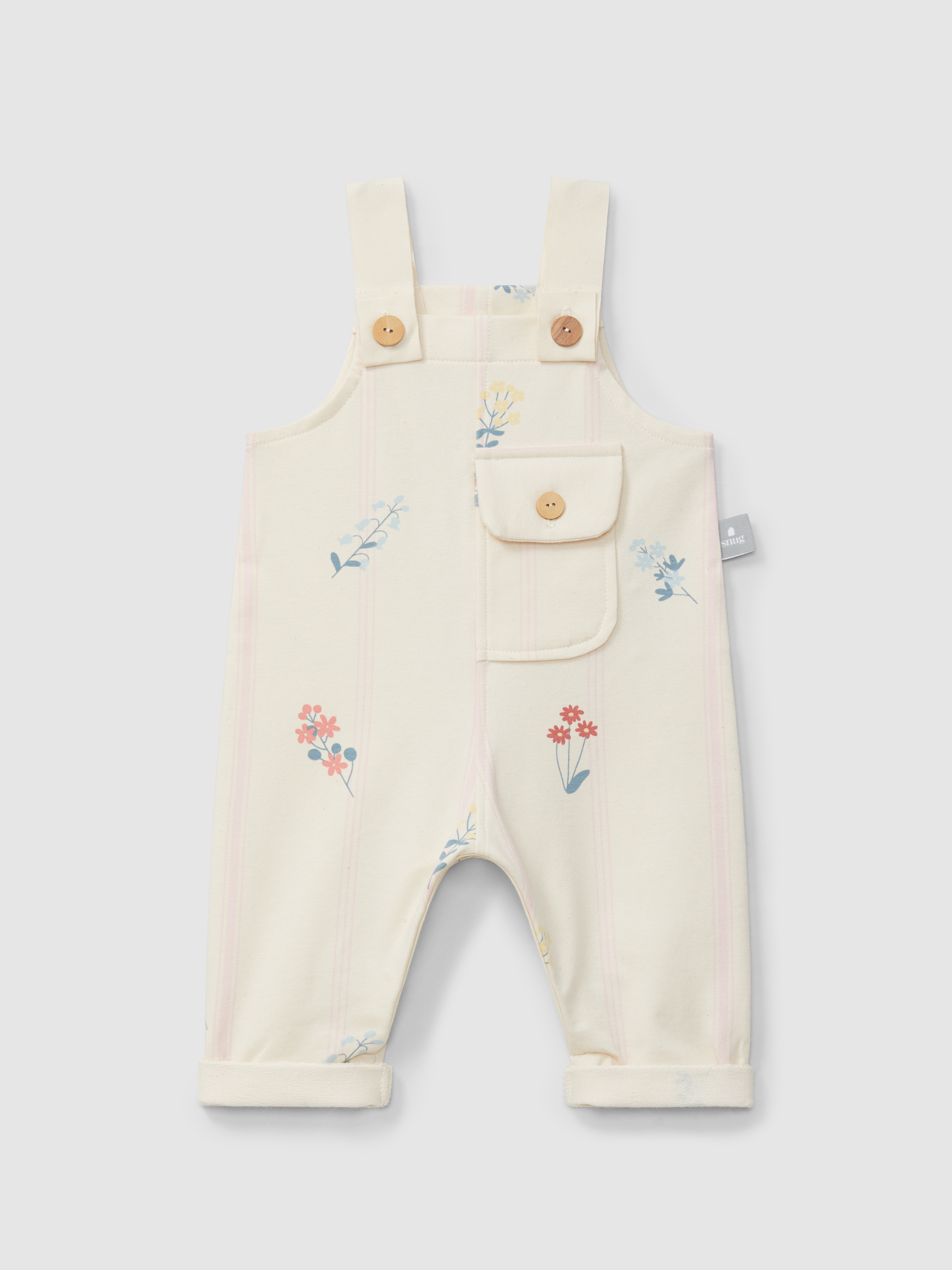 Jardineiras em felpa estampada