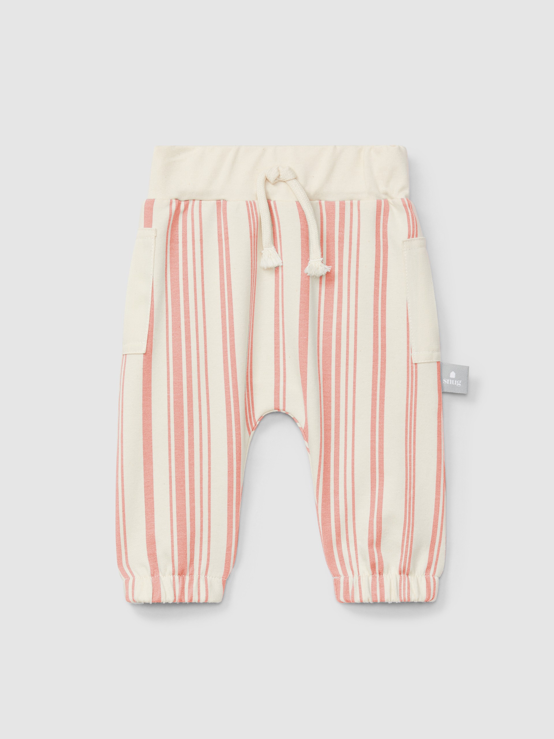 Pantalón pull-up de felpa estampada