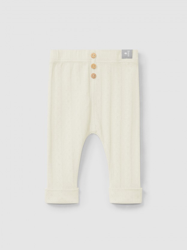 Ajour pattern leggings Ajour pattern leggings