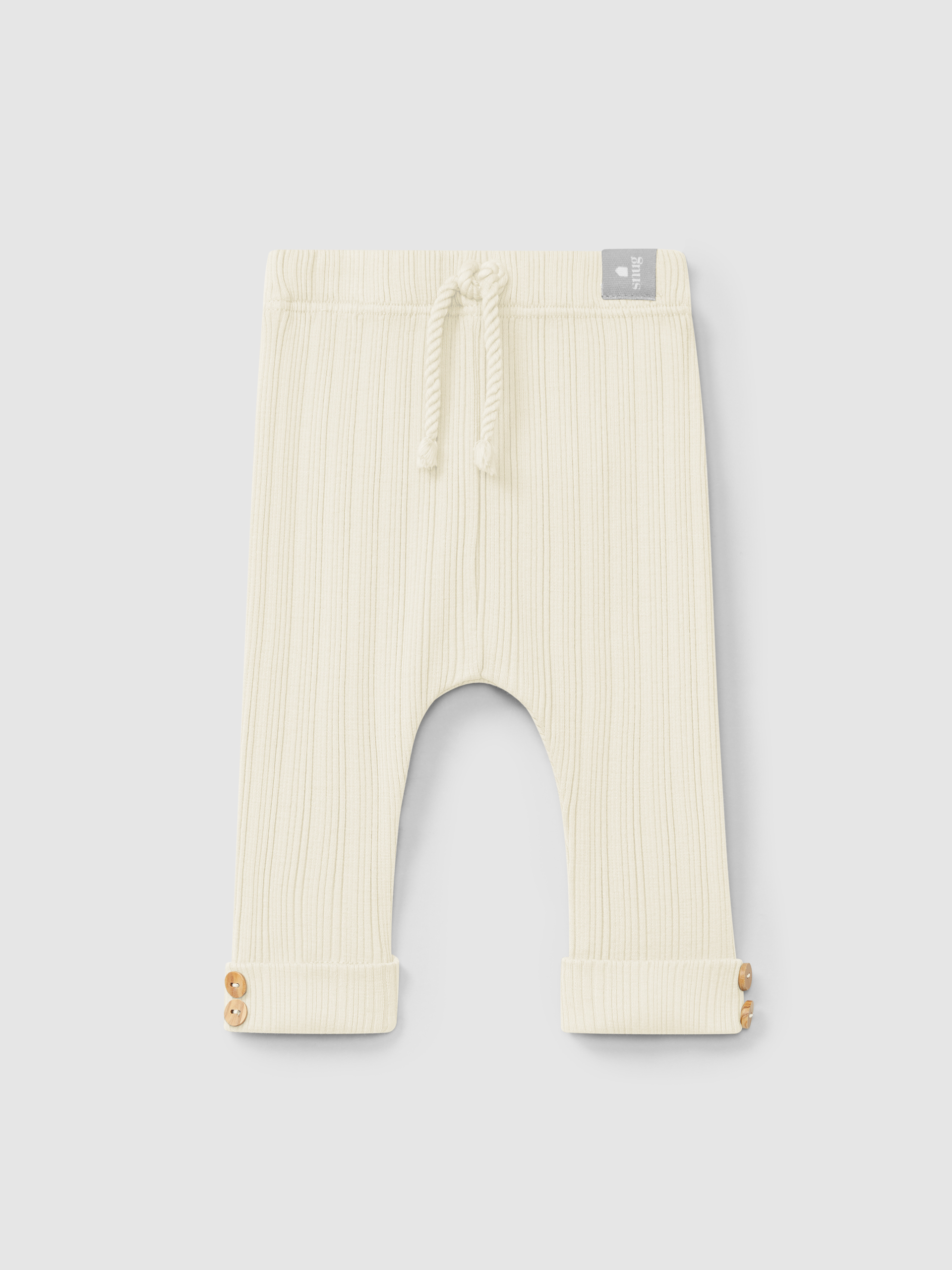 Ribbed jersey leggings