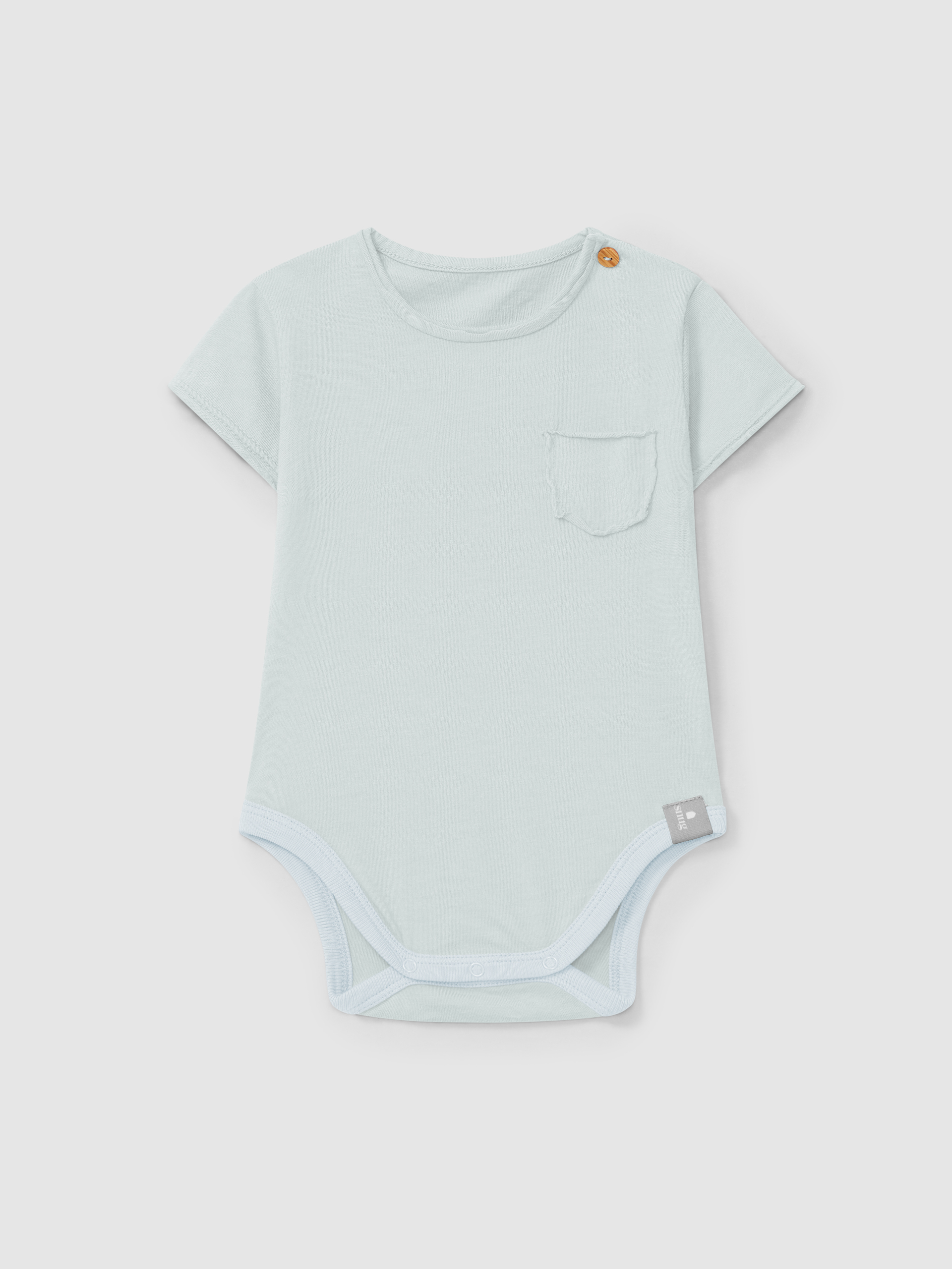 Plain bodysuit without collar