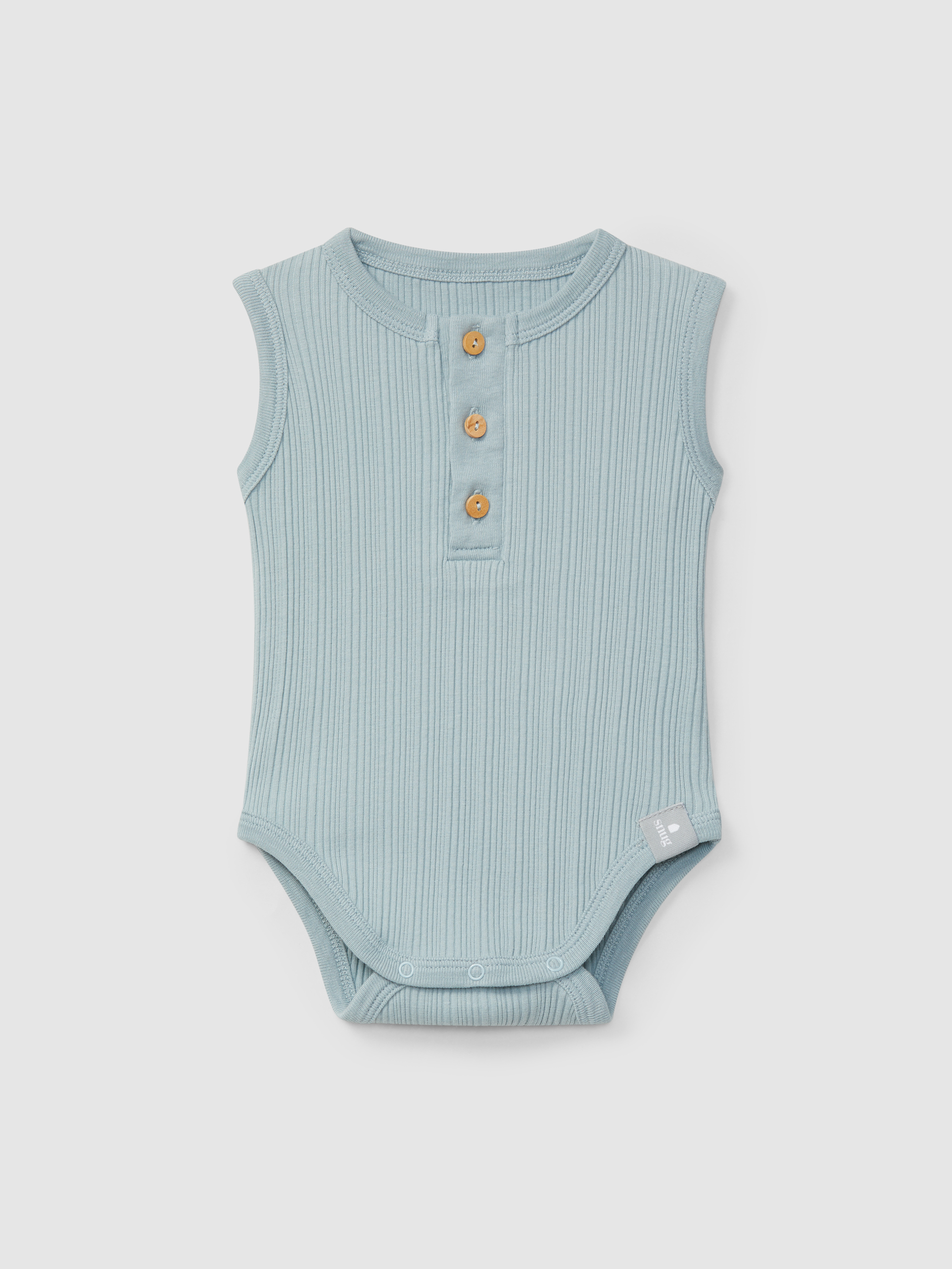 Body singlet em malha canelada