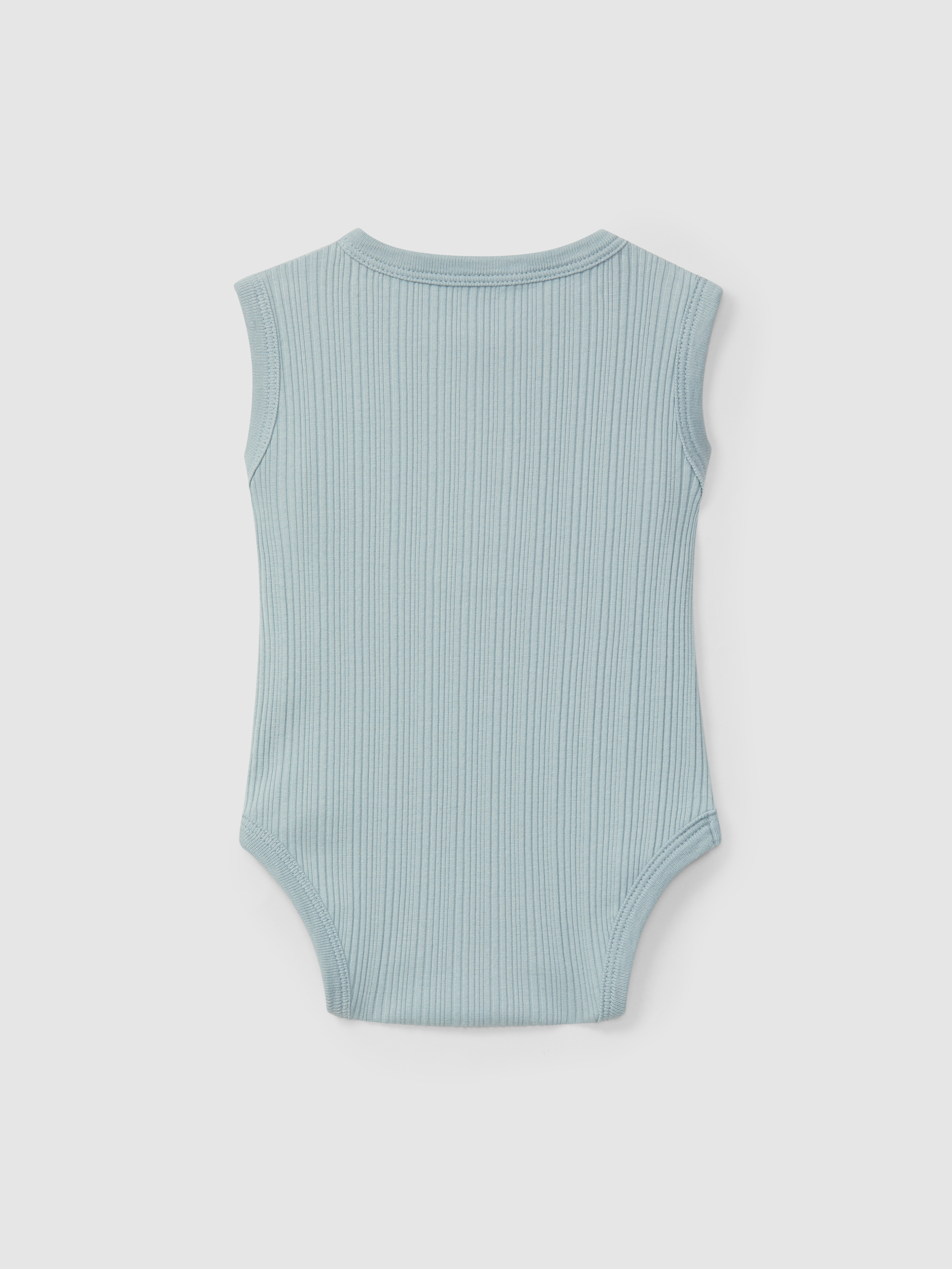 Body singlet em malha canelada