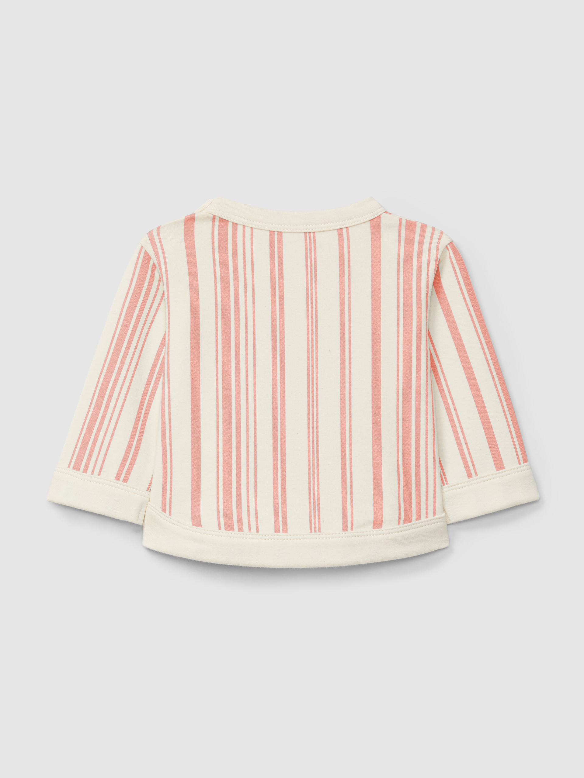 Printed plush sweater