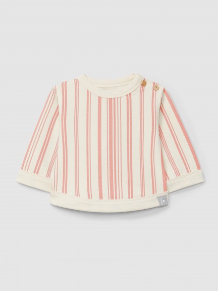 Camisola em felpa estampada