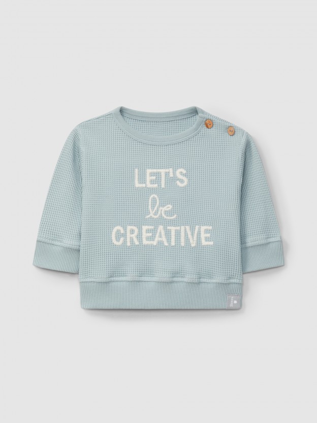 Camisola "Let´s be creative" Camisola "Let´s be creative"