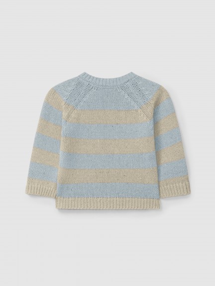Jersey de punto a rayas. Jersey de punto a rayas.
