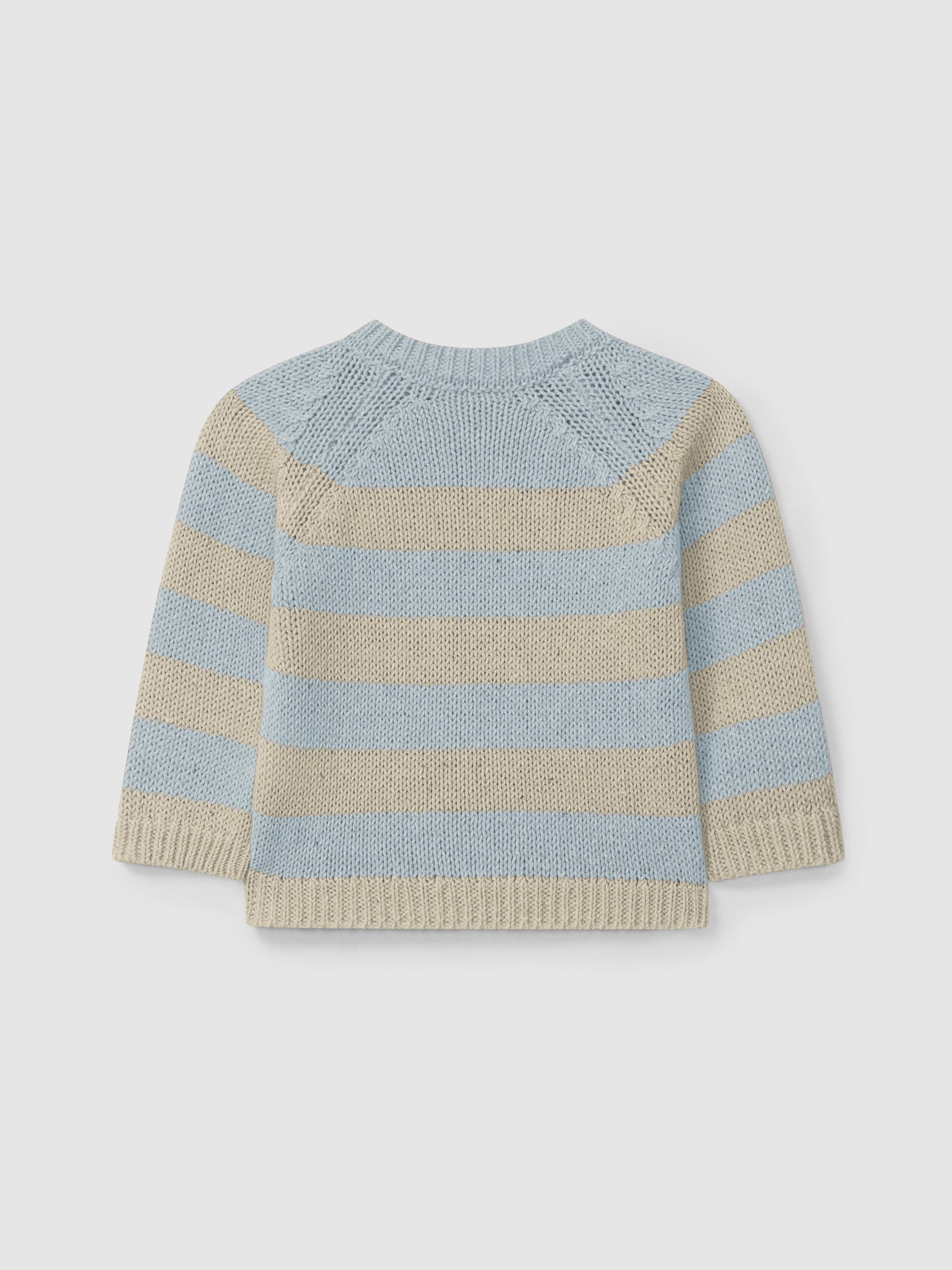 Jersey de punto a rayas.