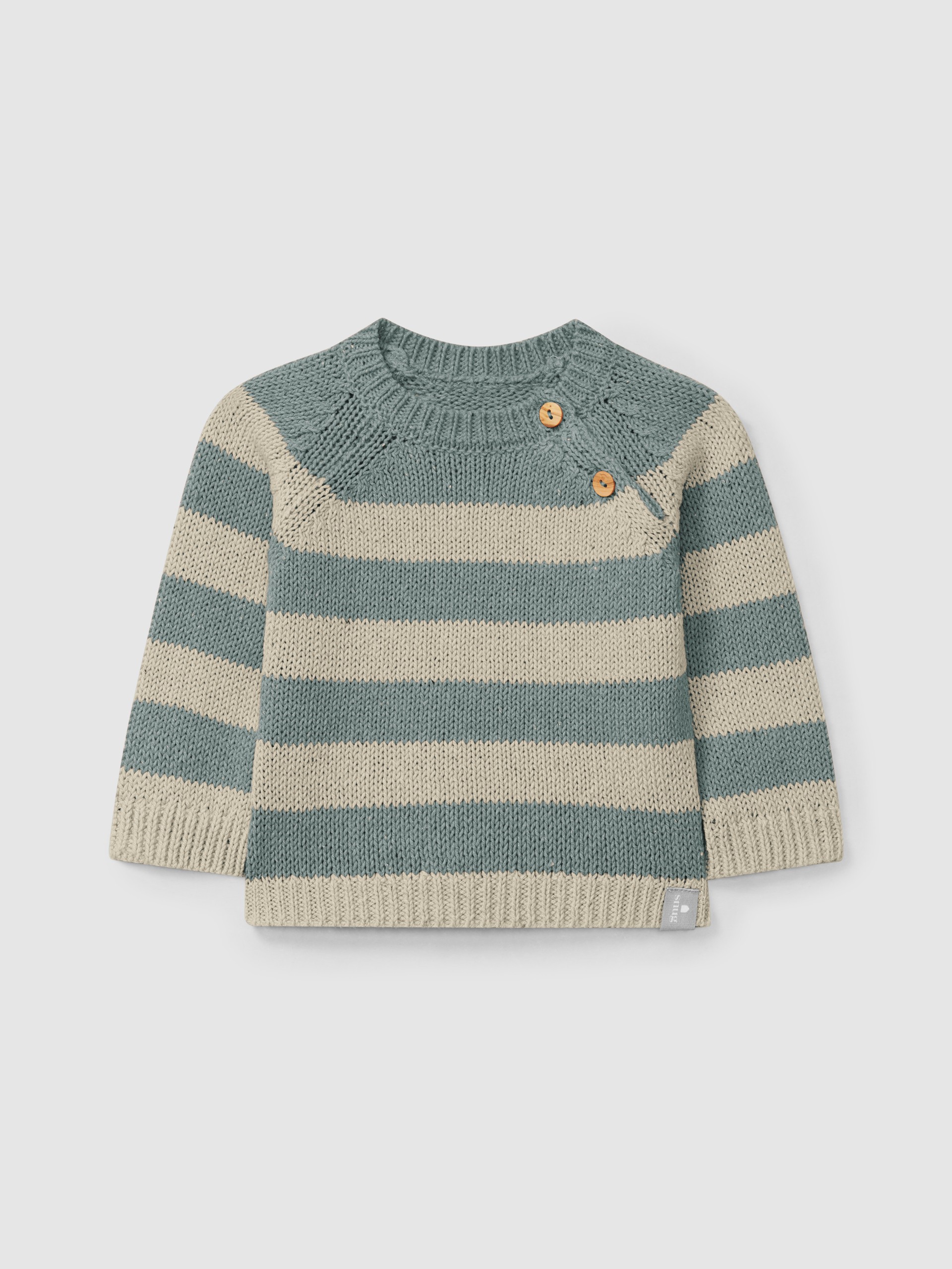 Camisola tricotada de riscas