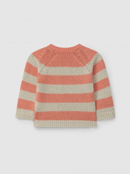 Striped knitted jumper Striped knitted jumper