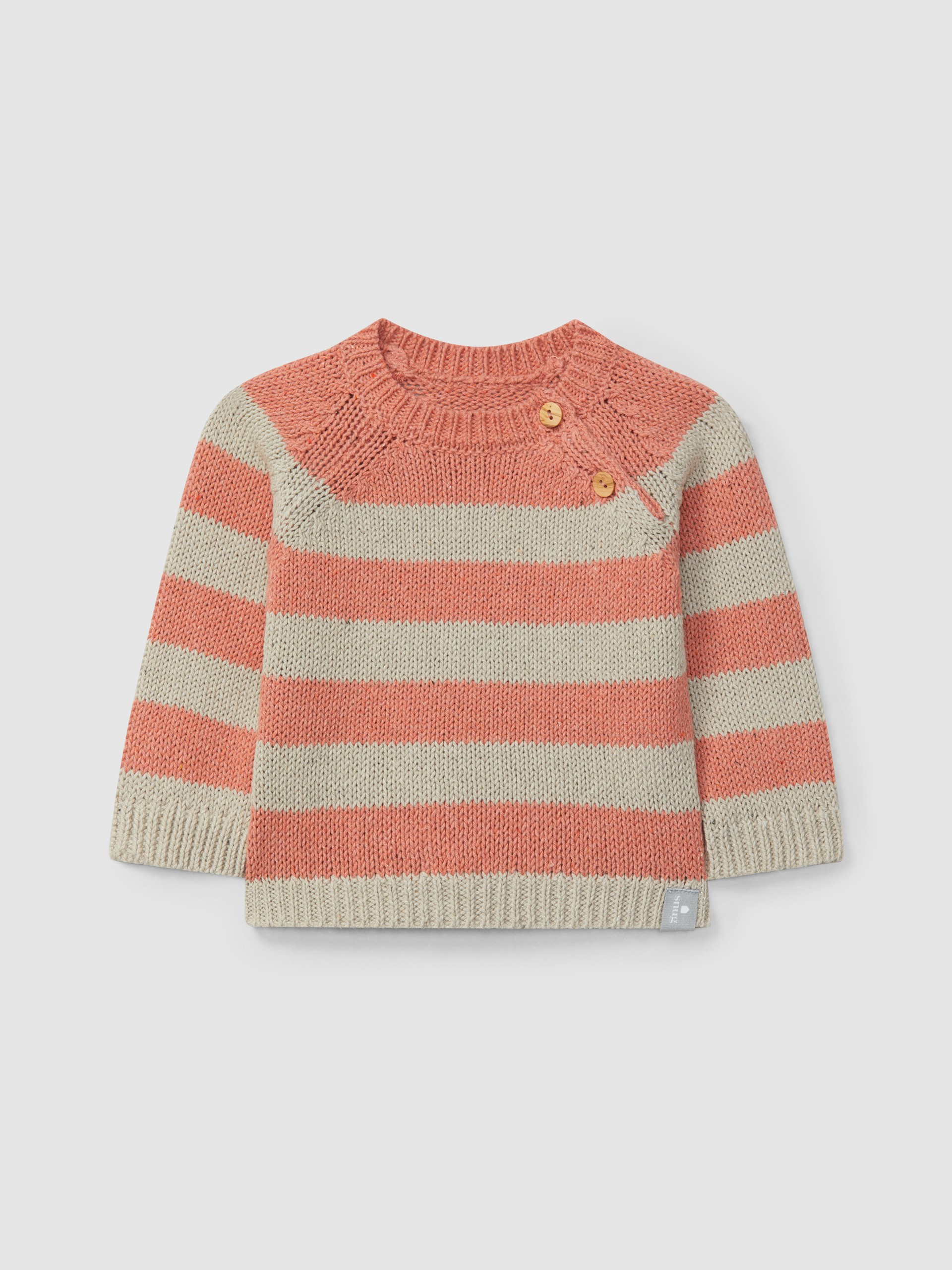 Camisola tricotada de riscas