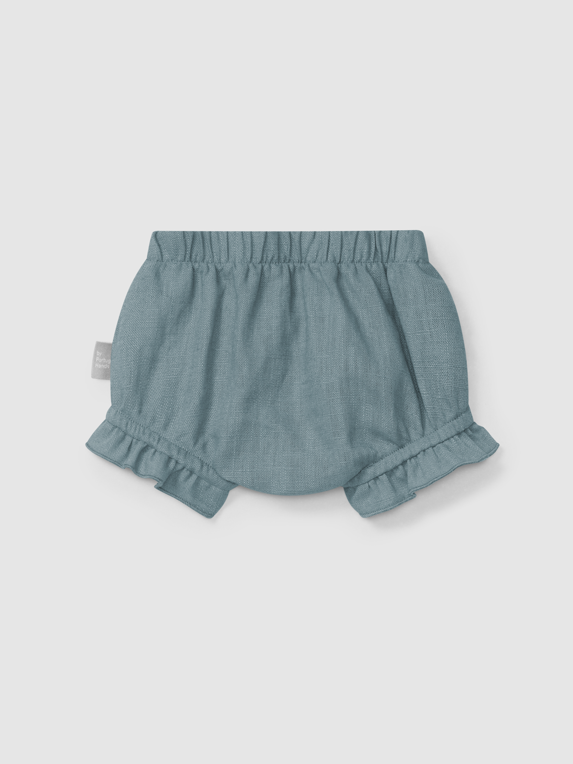 Plain pull-up diaper cover in linen with cotton