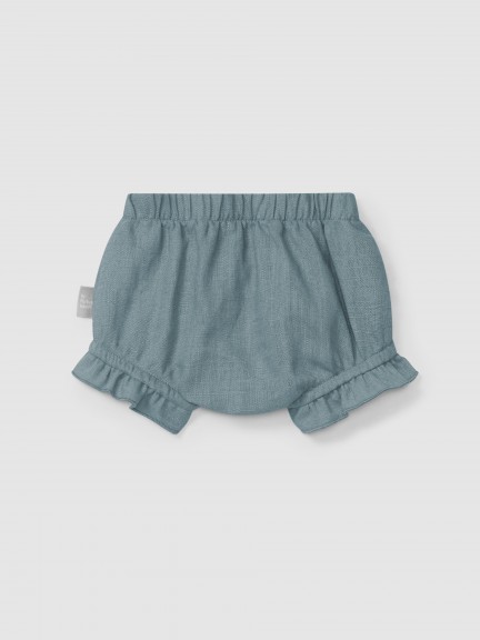 Tapa fraldas pull-up lisos em linho com algodão Tapa fraldas pull-up lisos em linho com algodão