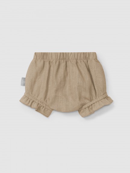 Tapa fraldas pull-up lisos em linho com algodão Tapa fraldas pull-up lisos em linho com algodão