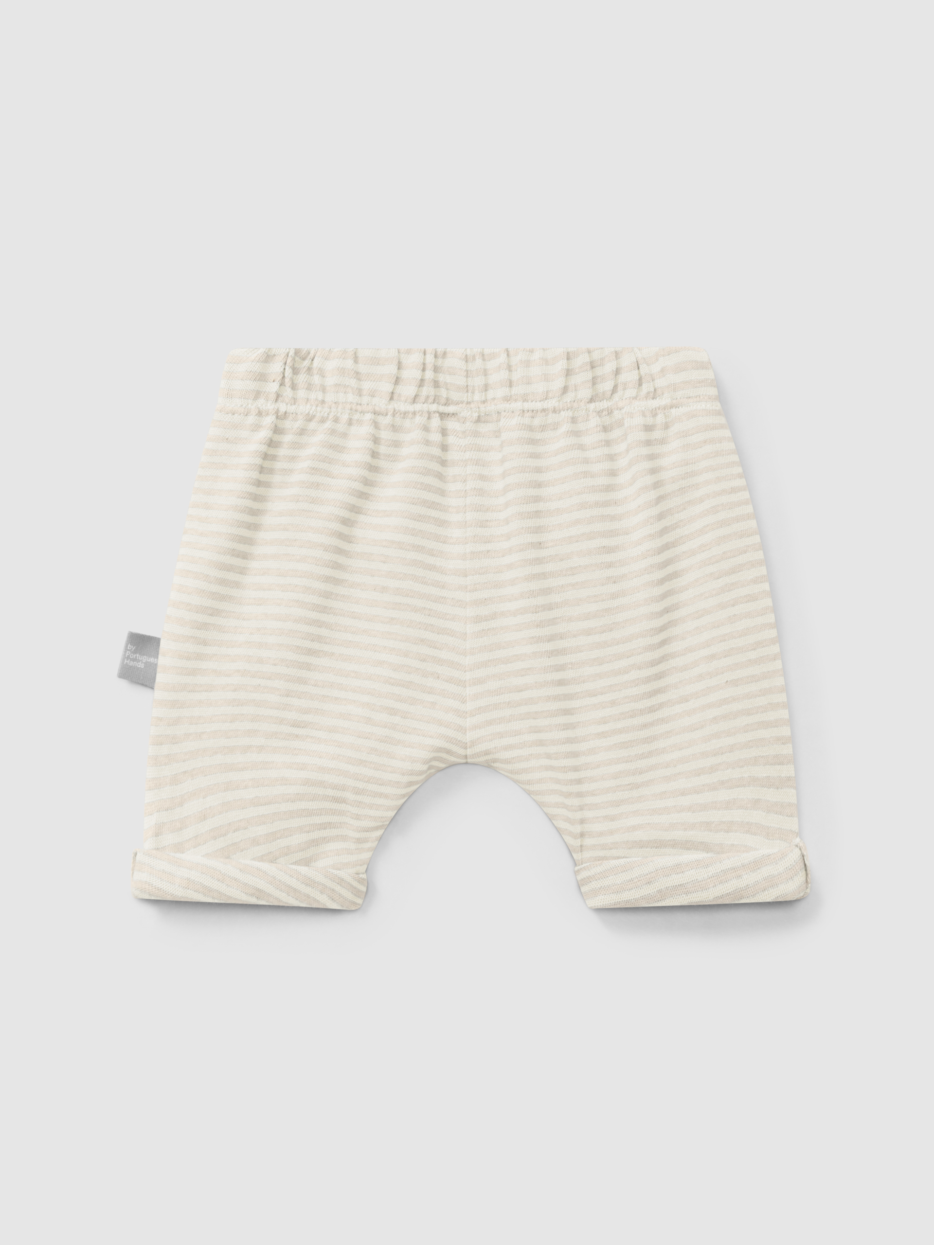 Cotton striped shorts