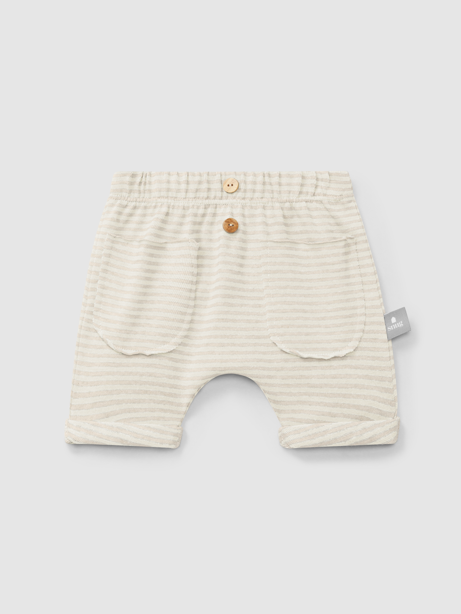 Cotton striped shorts