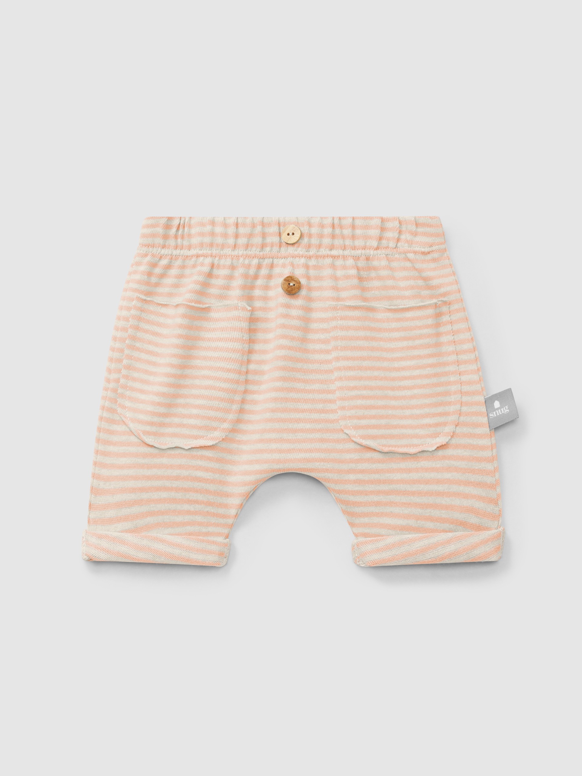 Cotton striped shorts