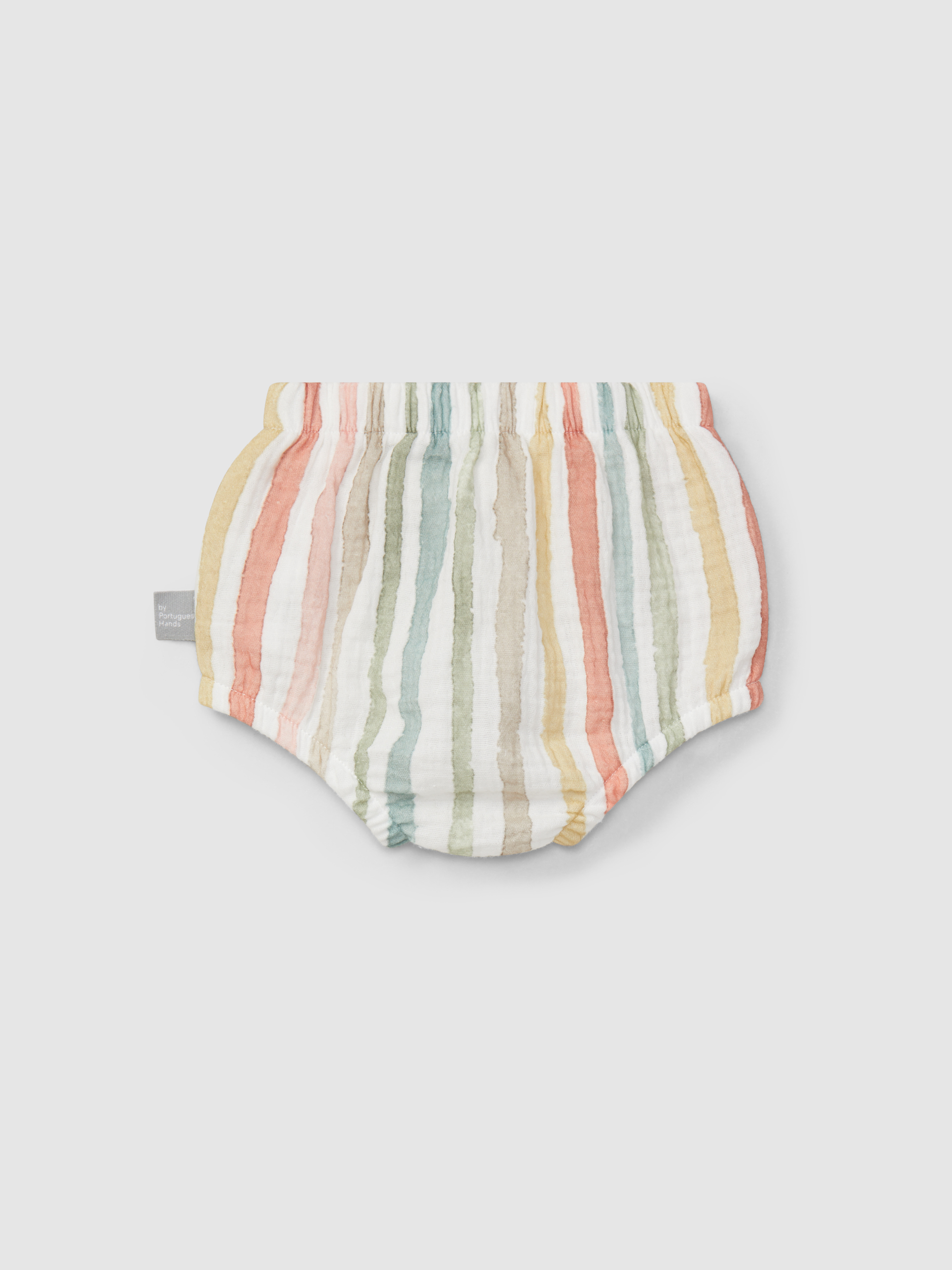 Multi-colour striped pull-up diaper cover