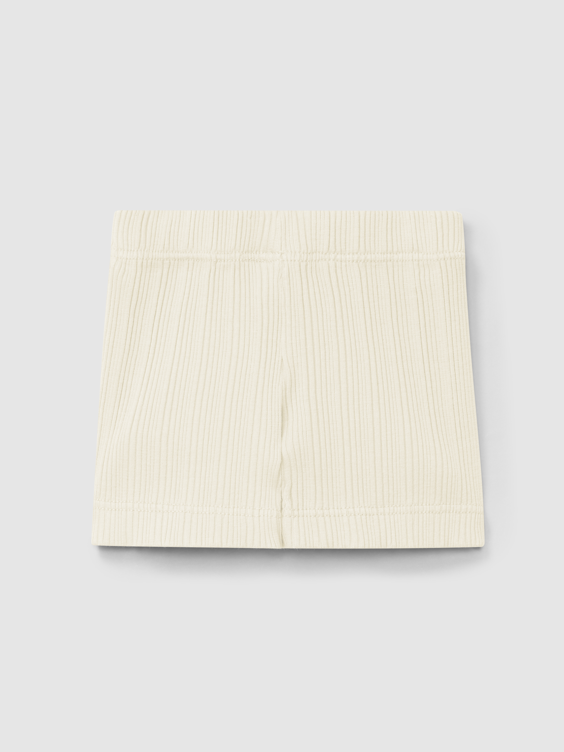 Ribbed jersey pull-up shorts