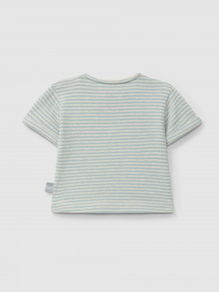 Cotton striped T-shirt Cotton striped T-shirt