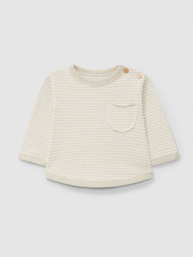 Cotton striped longsleeve Cotton striped longsleeve