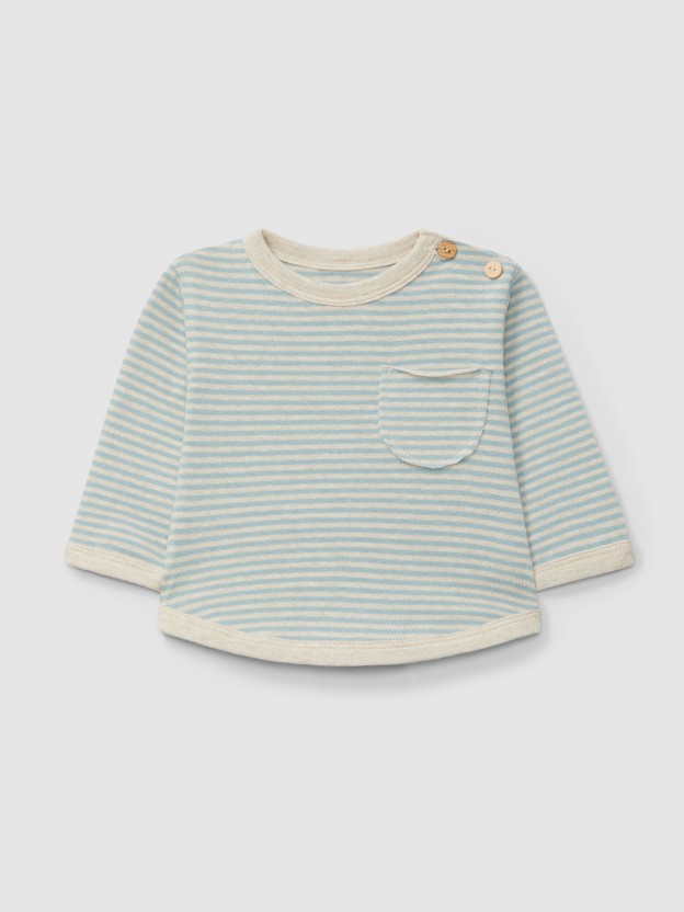 Cotton striped longsleeve Cotton striped longsleeve