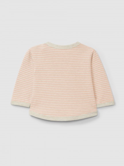 Longsleeve de riscas em algodão Longsleeve de riscas em algodão