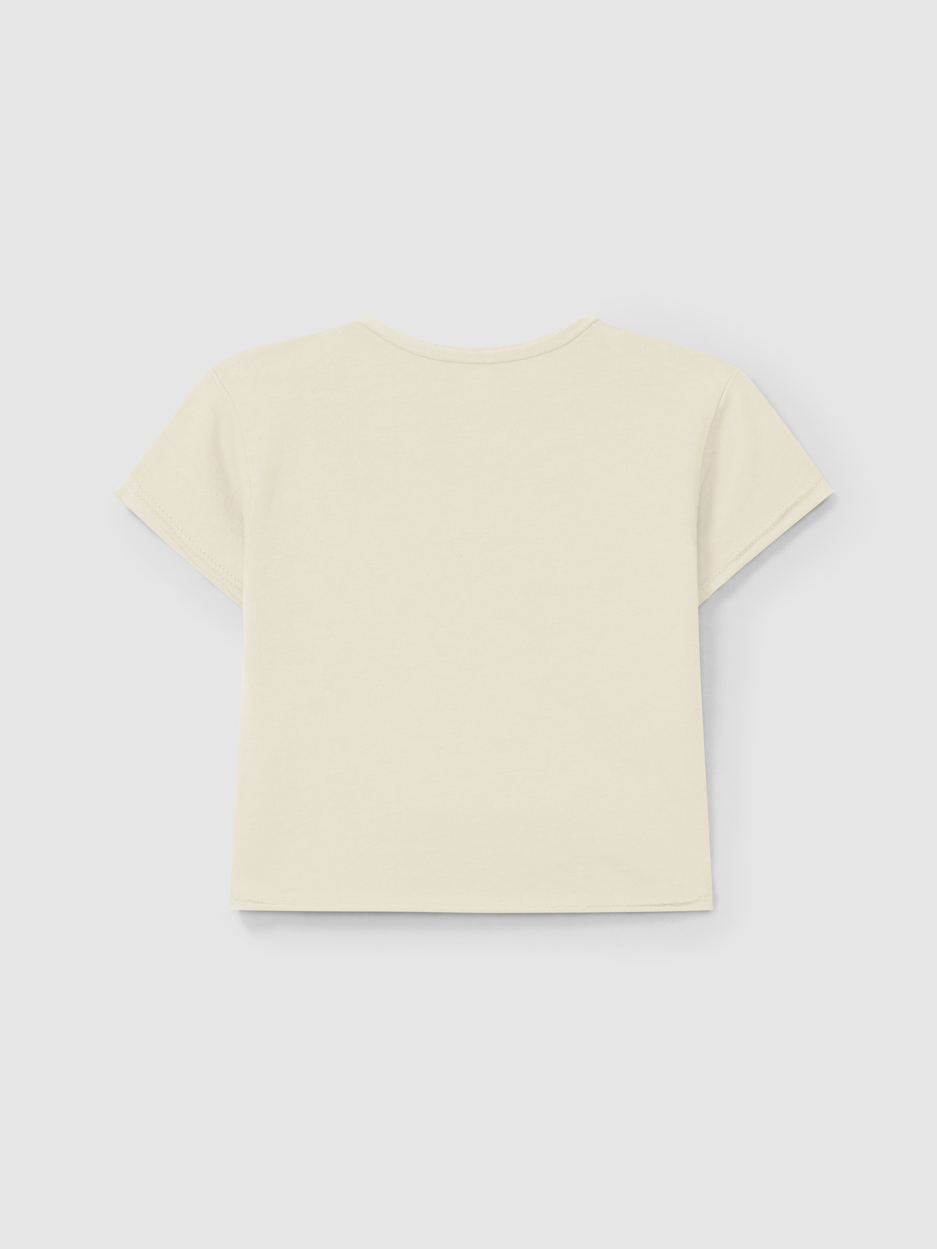 T-shirt com bolso lisa