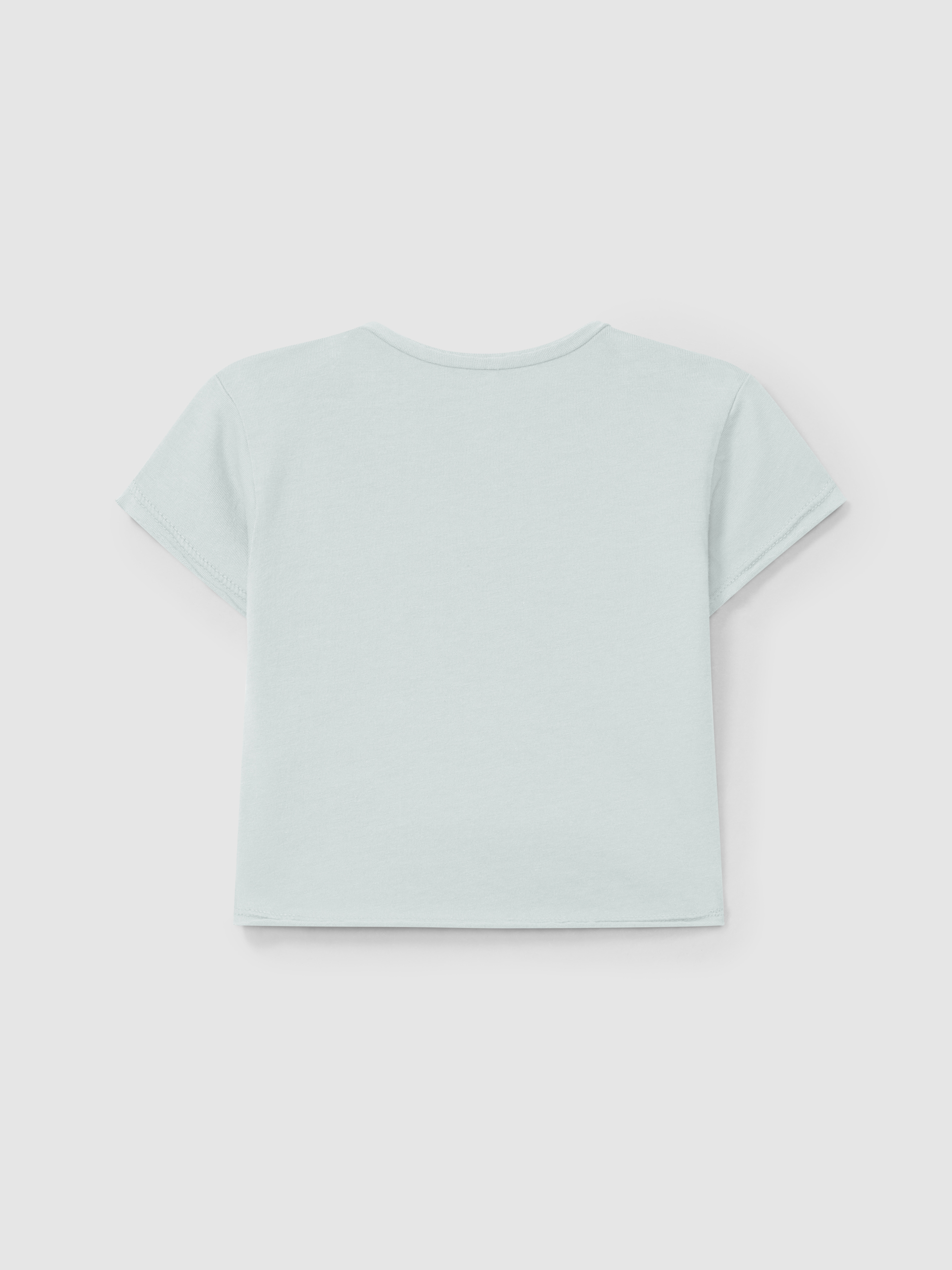 T-shirt com bolso lisa