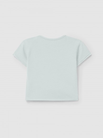 T-shirt com bolso lisa T-shirt com bolso lisa