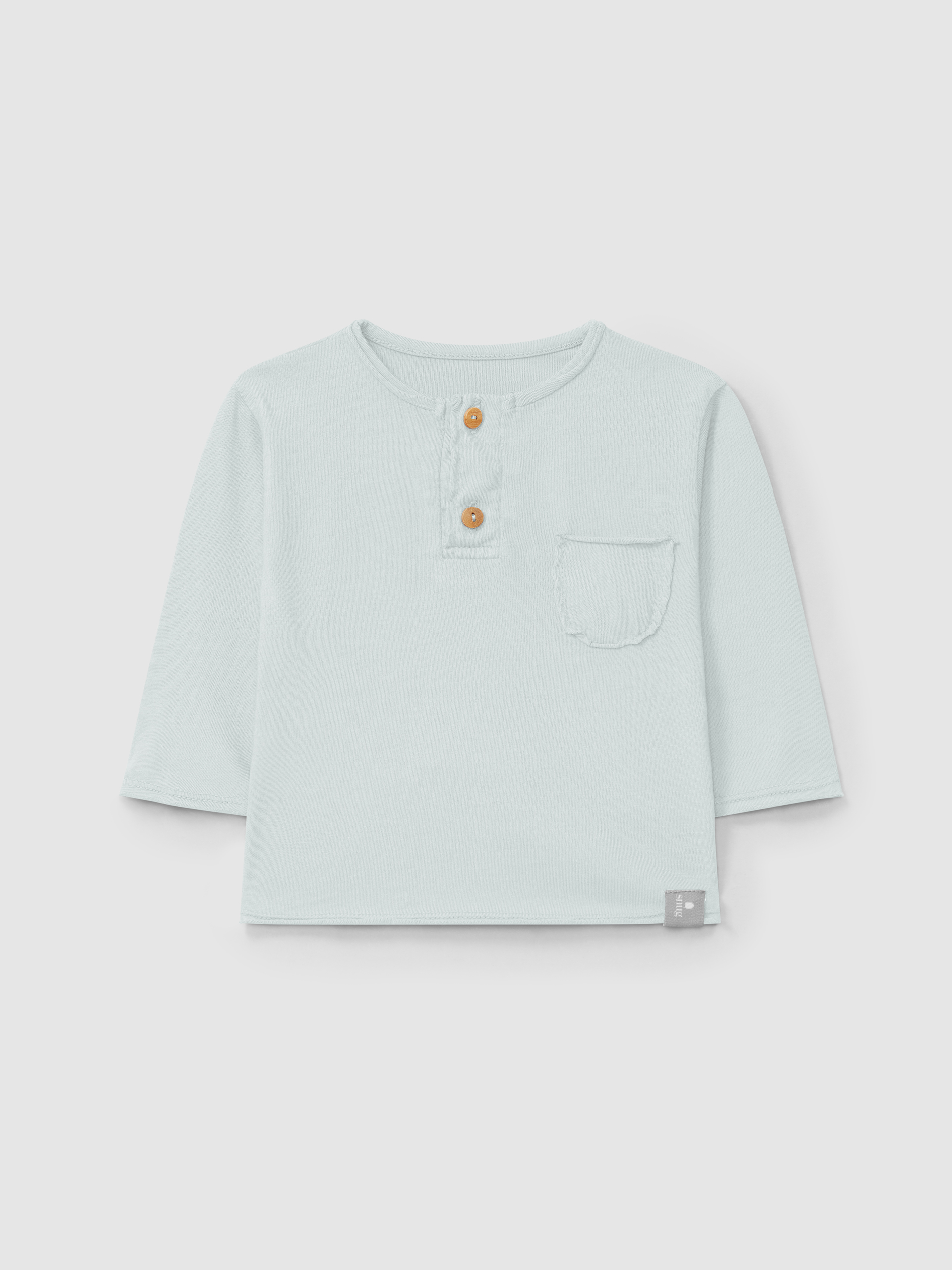 Longsleeve com bolso lisa