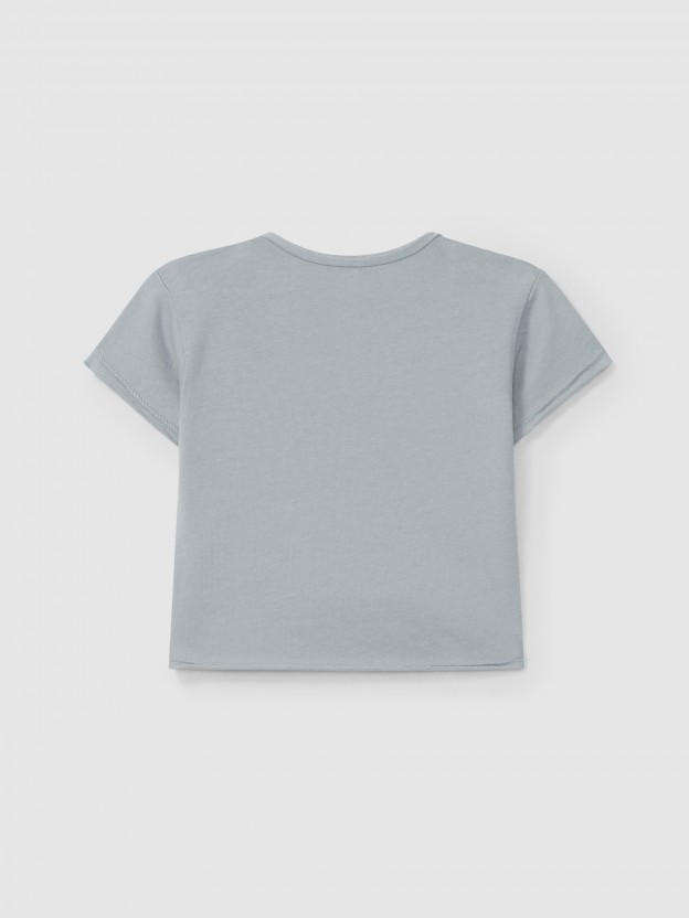 Plain T-shirt with pocket Plain T-shirt with pocket
