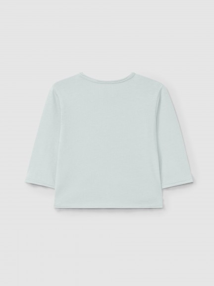 Longsleeve com bolso lisa Longsleeve com bolso lisa