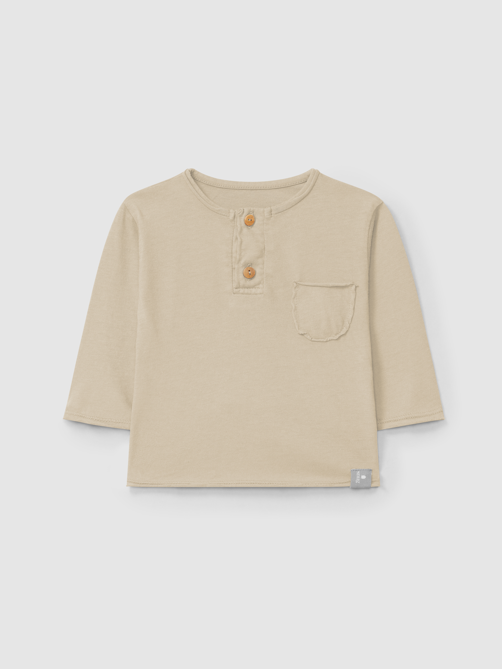 Longsleeve com bolso lisa