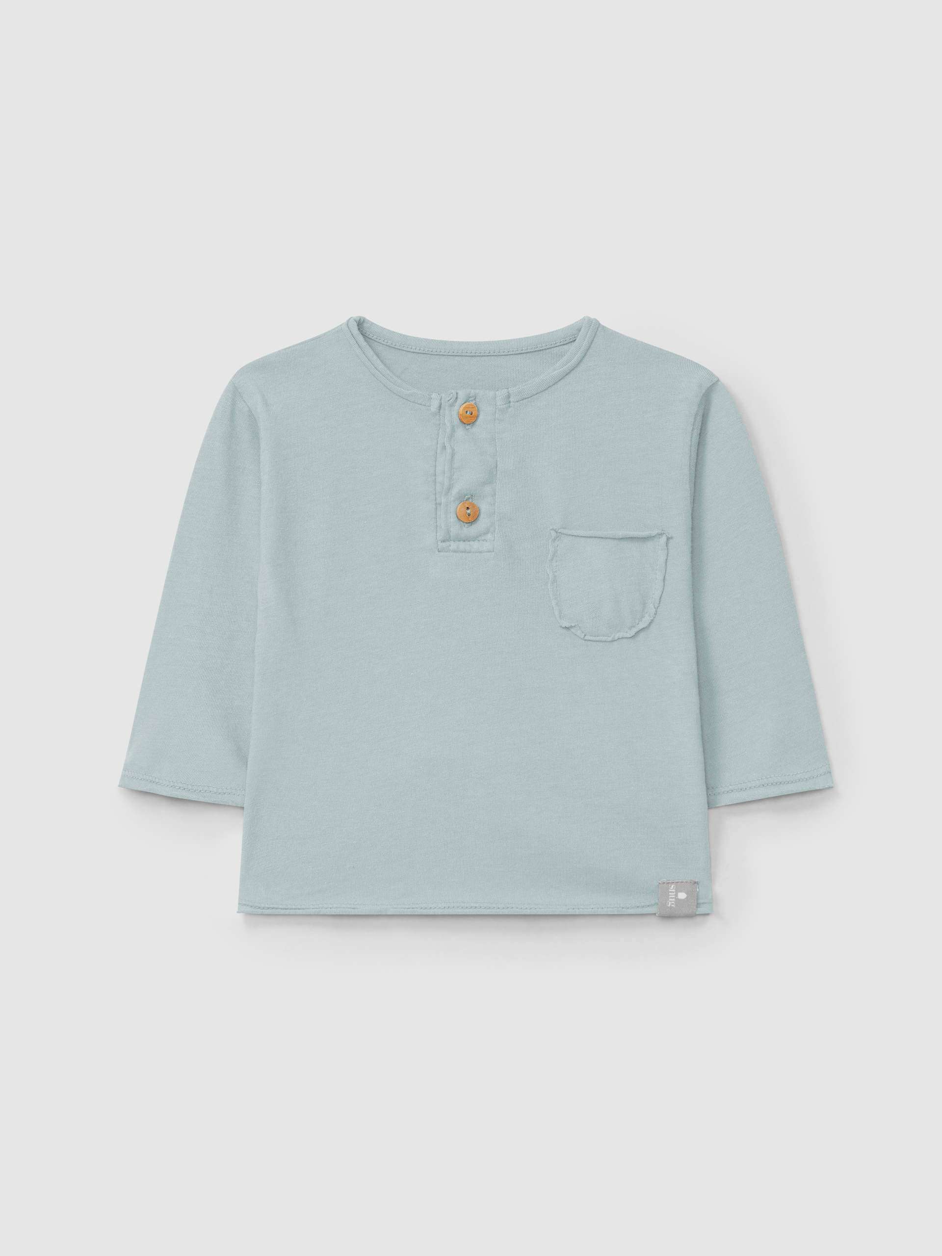 Longsleeve com bolso lisa