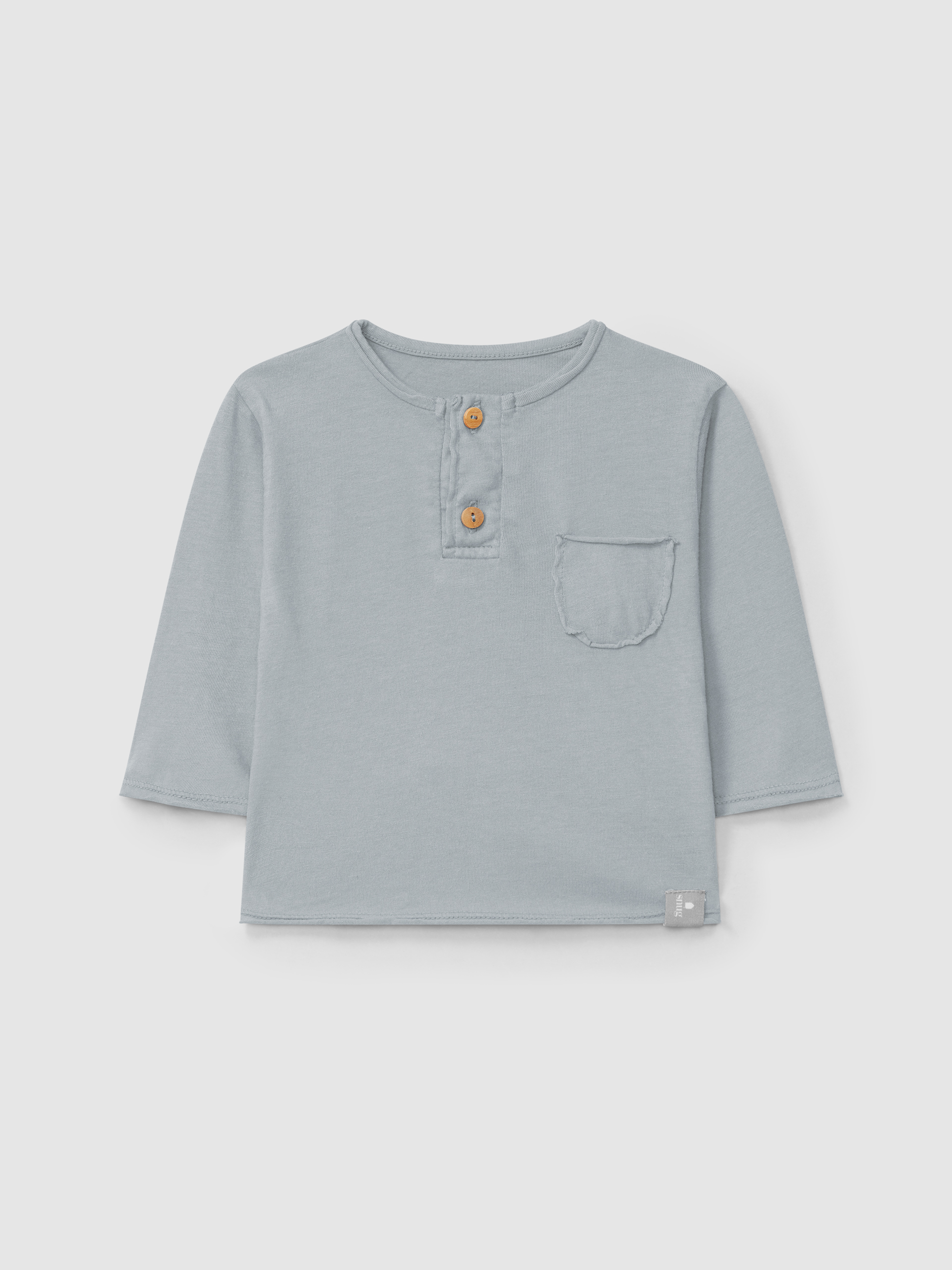 Longsleeve com bolso lisa