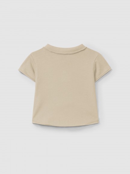 Polo com bolso liso Polo com bolso liso