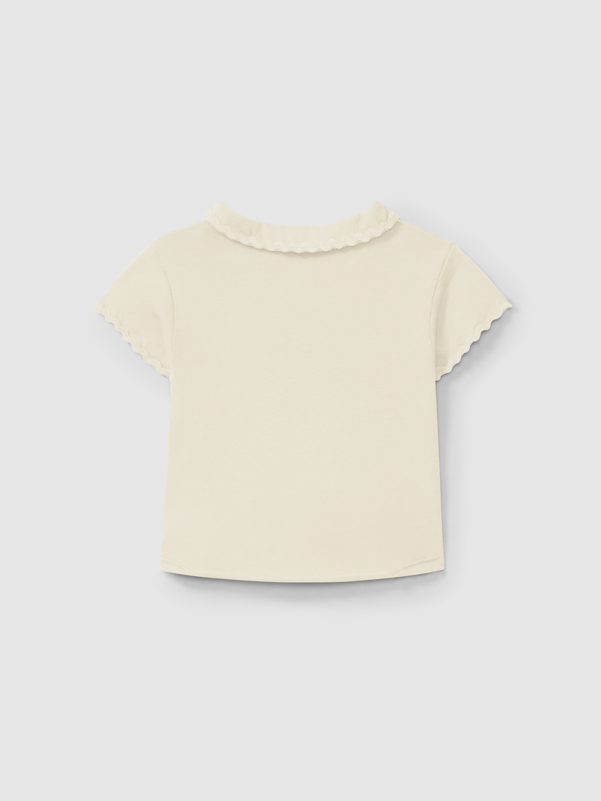 Polo liso com detalhe de espiguilha