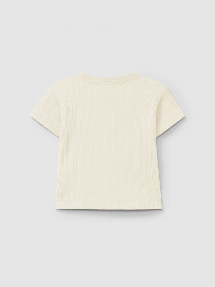 Ribbed jersey T-shirt Ribbed jersey T-shirt