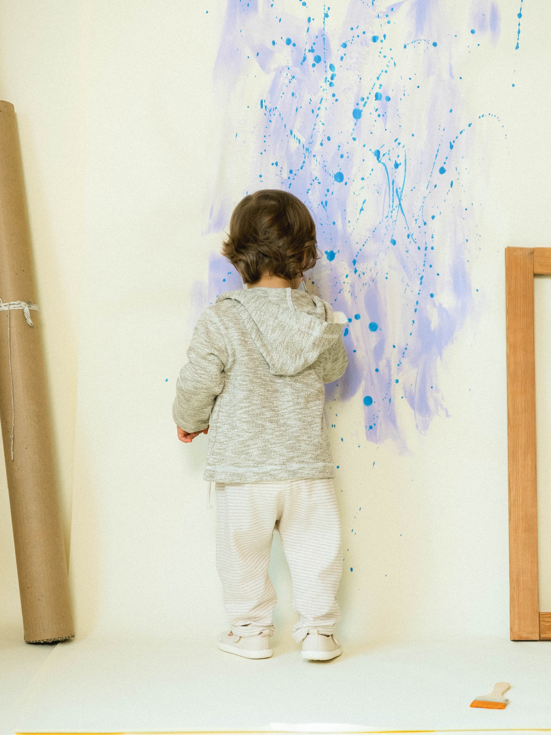 Jersey knit-effect hooded jacket