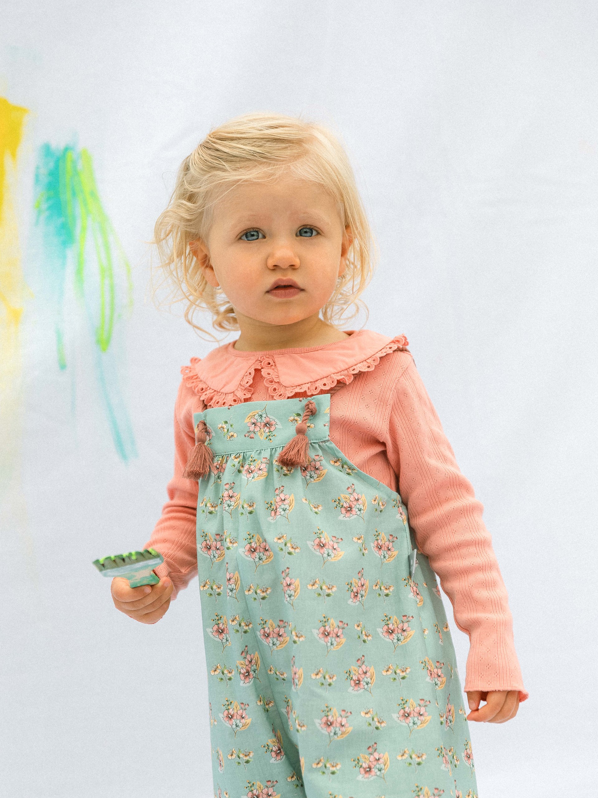 Jardineiras estampado floral