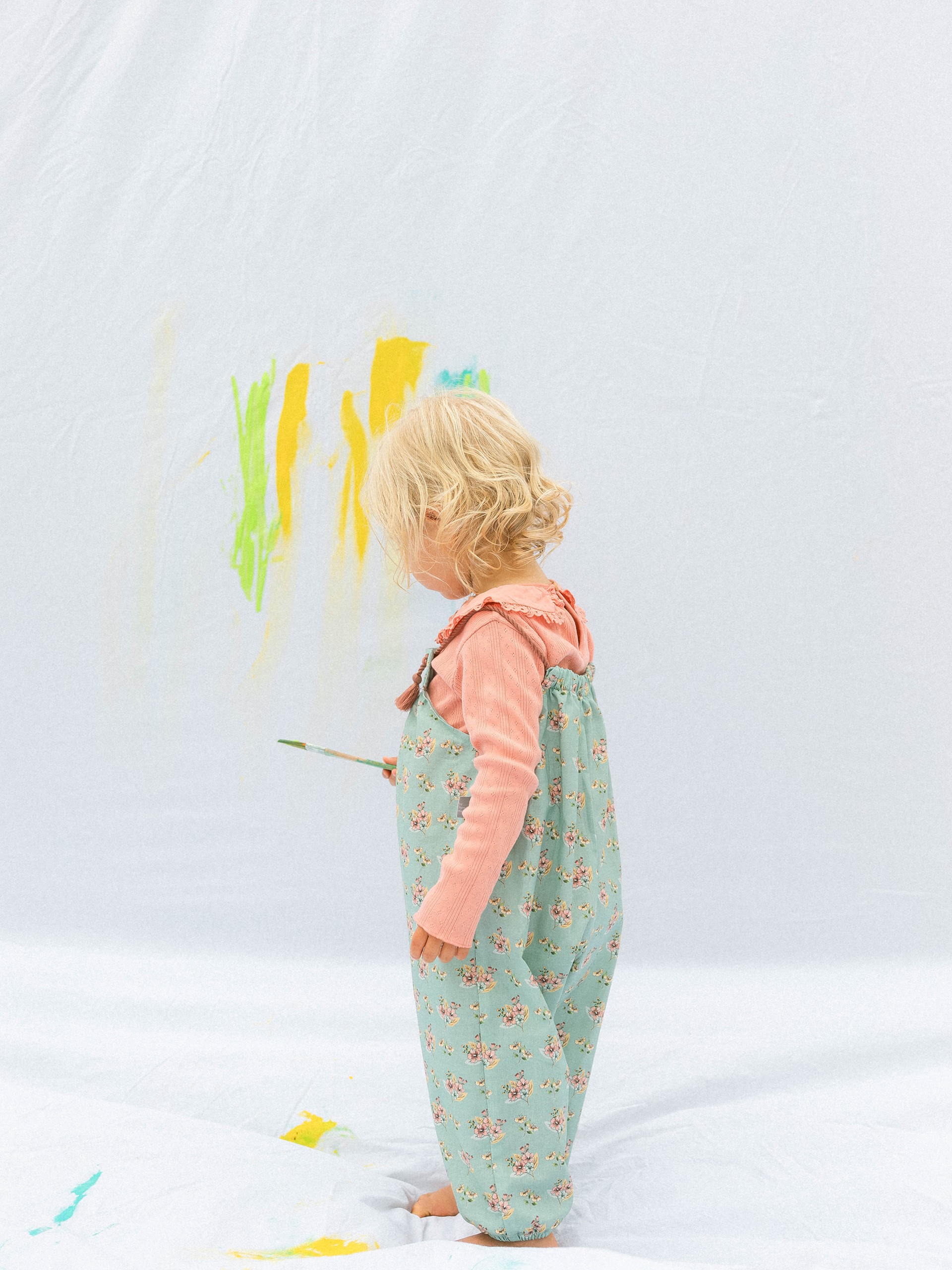 Jardineiras estampado floral